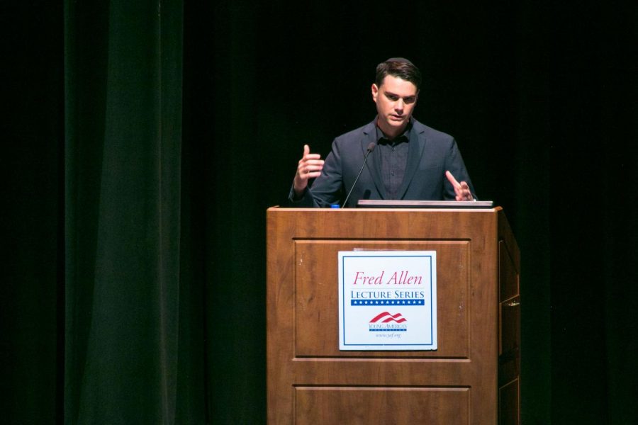 Ben Shapiro speaks at the University of Memphis.