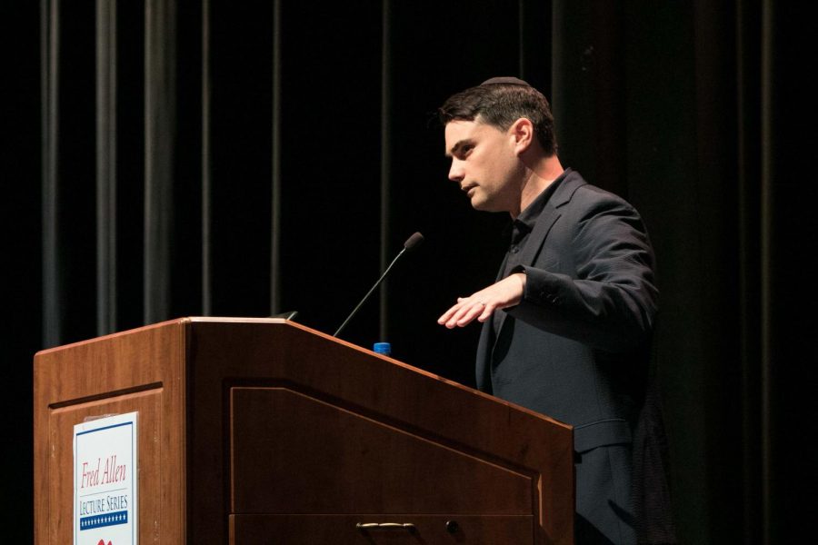 Ben Shapiro speaks at the University of Memphis.