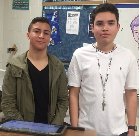 Juan (Right) and Louis (Left) spoke to the AHS Young Republicans in Febuary.