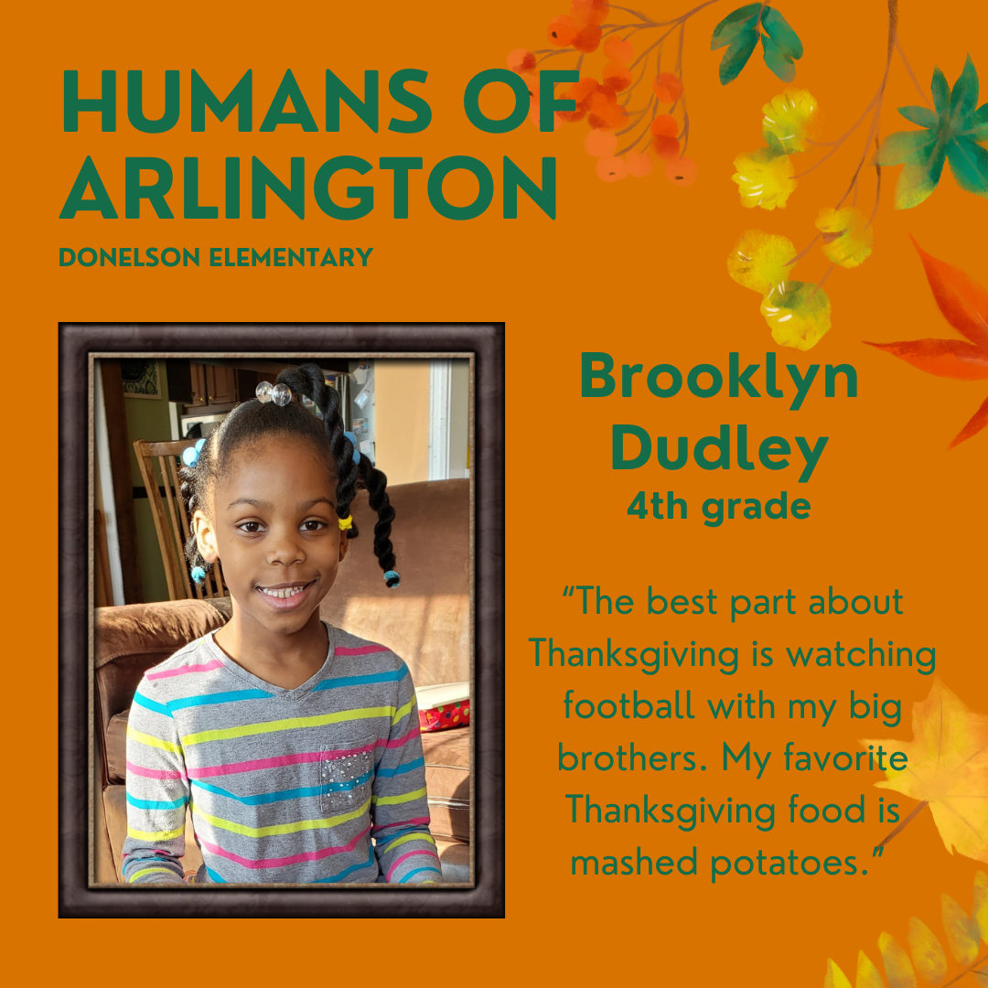 Humans of Arlington - Brooklyn Dudley