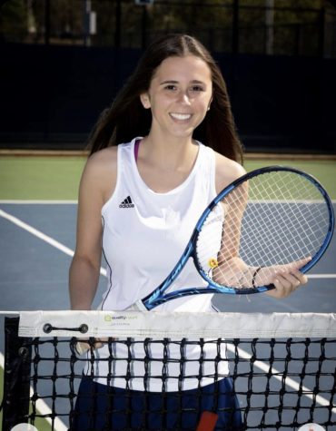 Senior Varsity Tennis Player: Kayla Menard