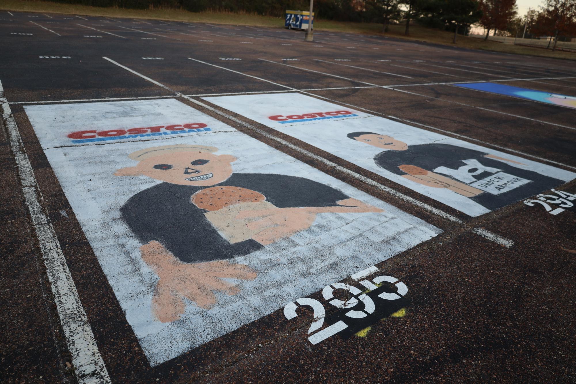 Senior Parking Spot Painting