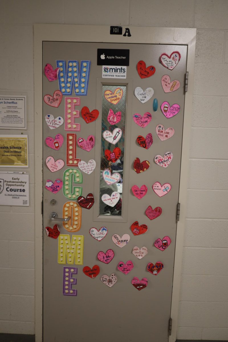 Valentines day is being brought to life in Arlington High School.