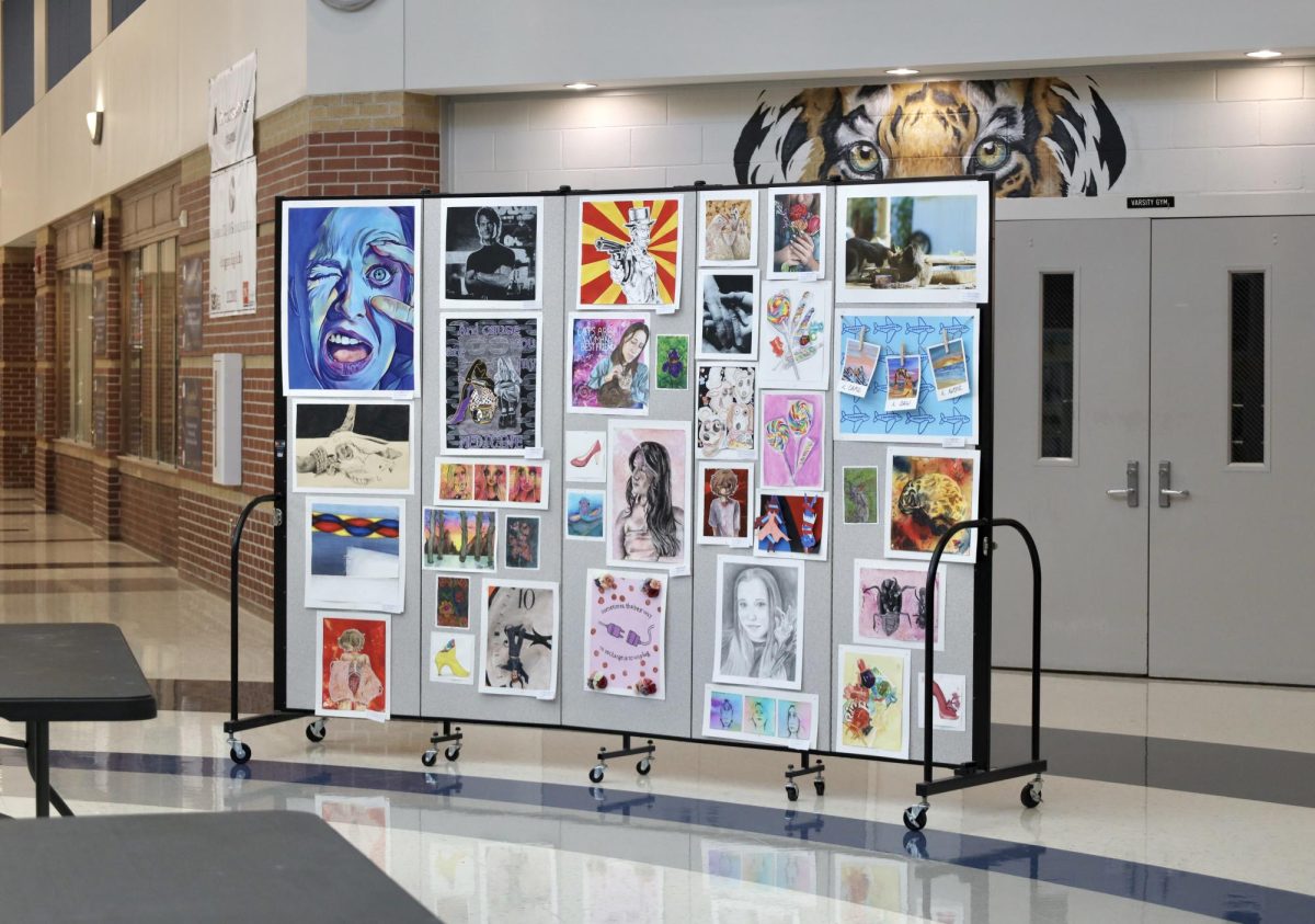 Art Show set up in the Rotunda.