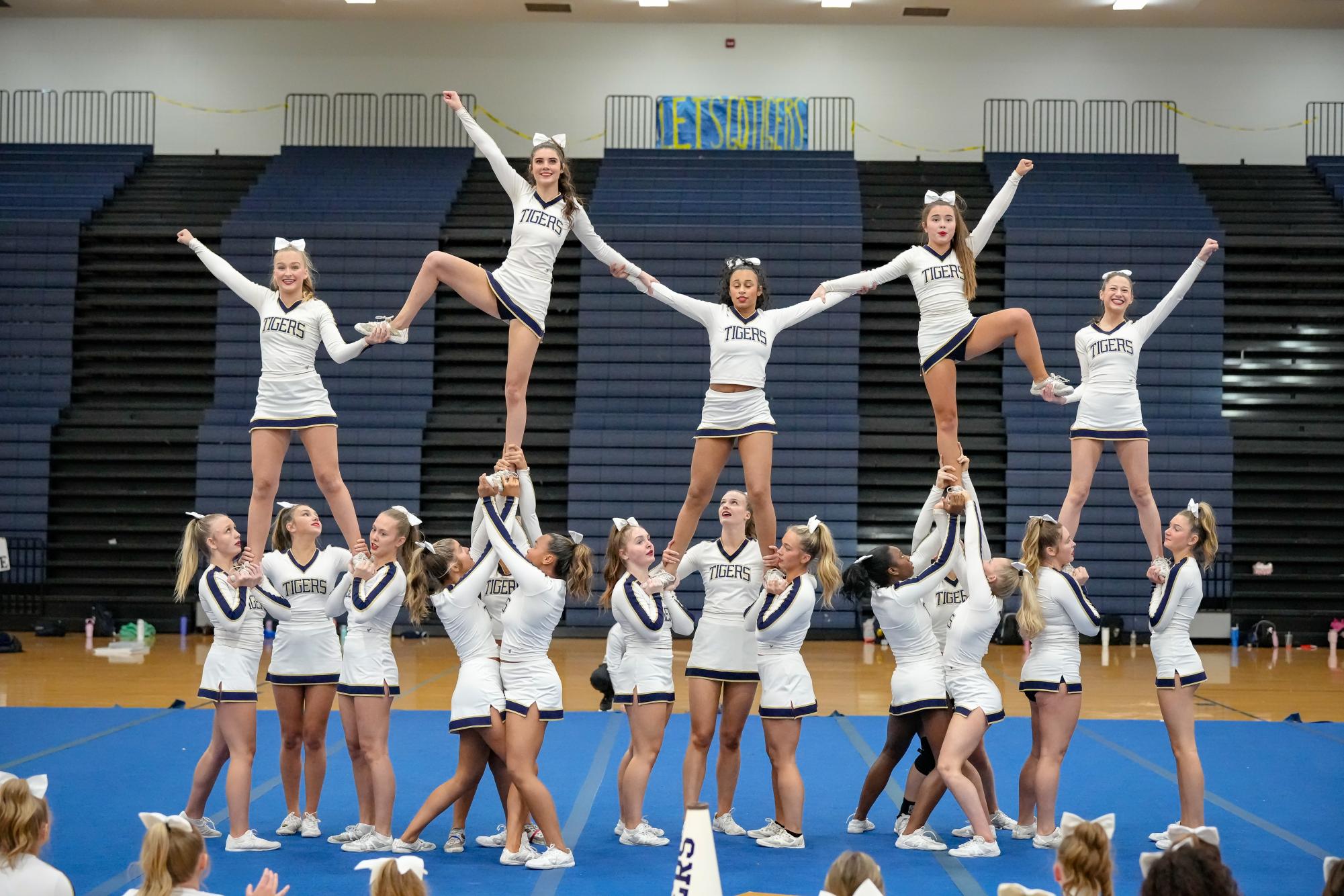 AHS Cheerleaders Heading to the Top as Season Heats Up